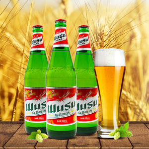 新疆原产夺命大乌苏三拼多种组合620ml*6红绿黑小麦罐装瓶装啤酒