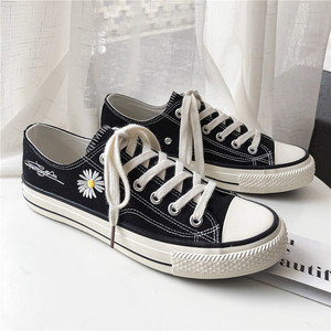 1970s小雏菊低帮帆布鞋男女菊花百搭运动哲匡威俞联名皱菊小邹菊