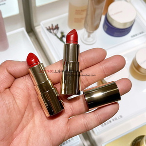 clarins/娇韵诗 水润/丝绒丰盈唇膏1.5g 742正红742v哑光口红小样