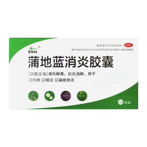 包邮 低至23/盒】ehai/颐海 蒲地蓝消炎胶囊 0.