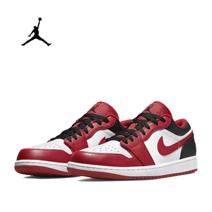 jordan 1 low aj1 芝加哥 黑白红低帮篮球鞋男女鞋休闲板鞋553558