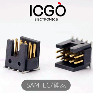 Samtec/申泰FTSH-105-01-L-DV-K-TR1.27mm间距-10Pin 针座 连接器