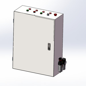 电控柜电箱控制箱控制柜全套3d图纸设计机器人控制箱配电箱