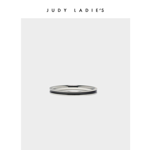 【真的超酷】Judy ladies星迹素圈戒指女ins小众设计冷银色食指戒