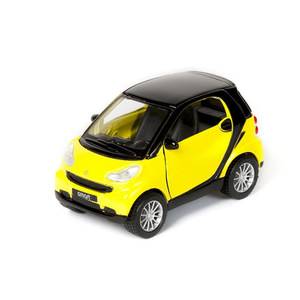美驰图合金回力小车模型仿真奔驰精灵Smart车模玩具车 带回力