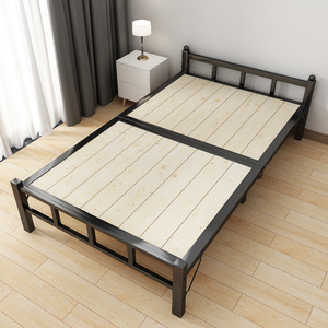 折叠床便携午休床家用简易办公室单人双人午睡床出租房小型硬板床