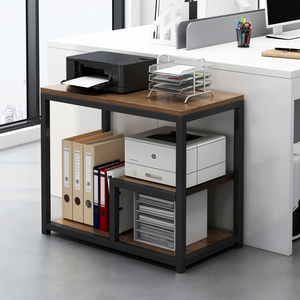 打印机架子置物架多层落地电脑放置架办公室工位简易小型收纳架子
