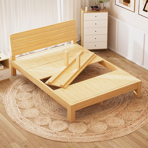 8米双人床主卧大床出租房家用简易1.5米床架