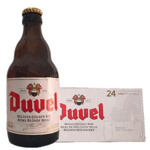 督威啤酒比利时原装进口Duvel黄金艾尔精酿高浓度黄啤330mL24瓶装