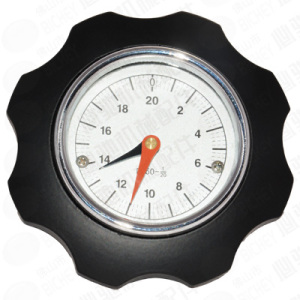 铝合金波纹数字表 圆形带刻度波纹数字手轮12*125*1/10i