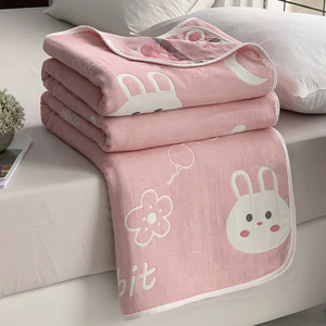 六层纱布毛巾被纯棉幼儿园宝宝毯子单人夏凉被婴儿童午睡空调盖毯