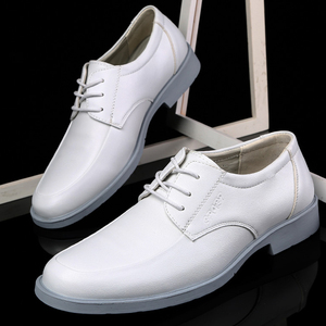 夏季男士大码正装休闲皮鞋45英伦46新郎婚鞋真皮白色47大号男鞋48