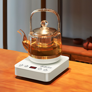 茶皇子玻璃煮茶壶智能电热烧水提梁壶泡茶家用办公茶具小型电茶炉