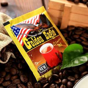 试吃装 俄罗斯鹰牌 goldeneagle 咖啡三合一速溶咖啡金鹰经典咖啡