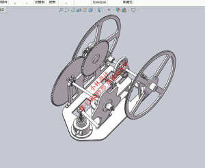第七届s环形热能驱动车设计图纸 无碳小车 工程训练大赛 凸轮结构