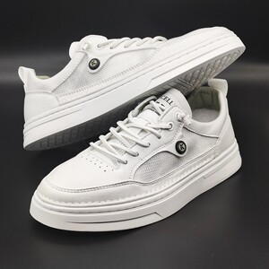 凯路轩小白鞋2022新款夏季透气网眼男鞋潮流百搭白色休闲男士板鞋