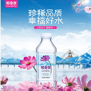 弱碱性格桑泉5100西藏冰川矿泉水500ml包邮整箱24瓶小分子饮用