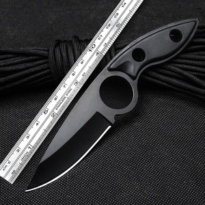 刀防身中国名刀特种兵刀军刀短刀野外开刃求生小直刀氚气刀随身
