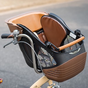 日本原装进口OGK儿童前置安全座椅妈妈母子自行车坐垫座位助力车
