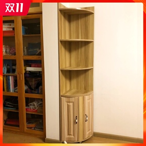 转角柜衣柜组合墙角置物架三角置物柜收纳架拐角边角卧室客厅弧形