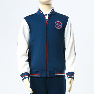 中小学长袖运动上衣男女海淀外国语学生校服