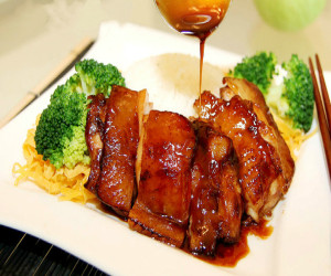 照烧碳烤鸡腿排