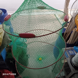 轩轩渔网加厚尼龙胶绳鱼护速干装鱼尼龙编织钓鱼渔护养活鱼网兜箱