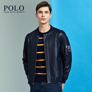 保罗男装皮夹克