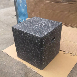 网红水磨石方凳淋浴房凳子简约室外餐饮矮凳休闲区奶茶店户外坐墩