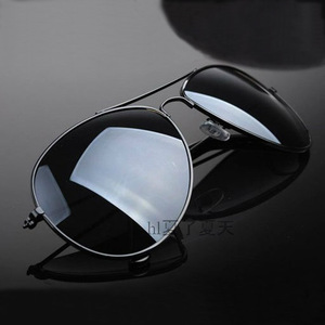 cos道具 盗墓笔记 黑瞎子墨镜太阳镜 黑眼镜  黑爷 送眼镜袋