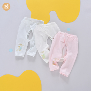 圣宝度伦新生儿开裆裤0-3个月夏薄纯棉婴儿裤子宝宝dl7x83694