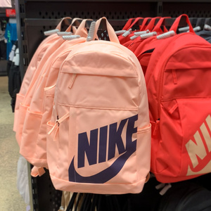 nike耐克双肩包女生书包女高中学生初中生粉色专柜正品ba5876-814