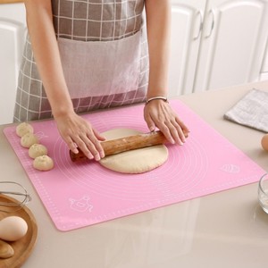 硅胶垫耐高温厨房揉面垫案板带刻度揉面防粘潮烘焙家用具多功能
