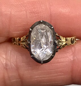 西洋古董钻石戒指