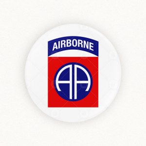 82空降师别针徽章背包装饰胸针冰箱贴画伞兵军事二战周边纪念品