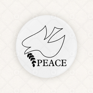 世界和平日和平鸽别针徽章胸针冰箱贴装饰周边纪念品