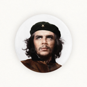 切格瓦拉画像照片别针徽章冰箱贴画怀旧饰牌古巴革命周边纪念品