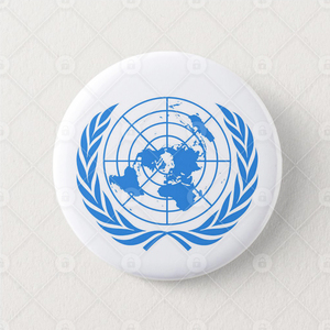 un联合国别针背包徽章胸针冰箱贴维和和平地球摆件国际周边纪念品
