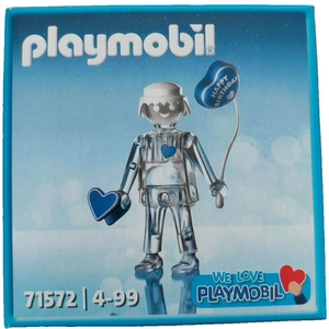 五十周年限定 德国Playmobil 摩比71572WE LOVE 纪念版透明人