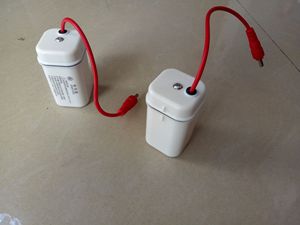 小便池感应器防水6v电池盒4节5号小便器配件小便斗尿斗电源变压器