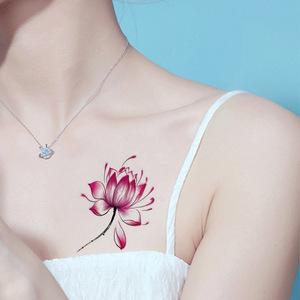 花胸纹身贴欧美