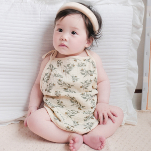 夏季薄款纯棉纱布婴儿肚兜新生儿护肚围宝宝睡觉防着凉背心式兜兜