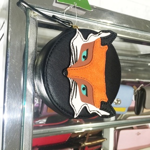 美国专柜 kate spade凯特丝蓓 火狐狸圆形迷你零钱包 pwru4519