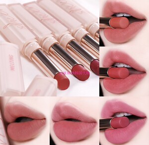韩国clio/珂莱欧melting sheer matte保湿哑光唇膏口红happyrim