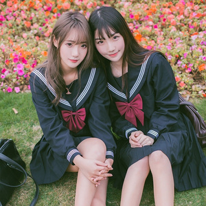 伪娘大码jk制服cosplay水手服全套装cd变装女装大佬百褶短裙子