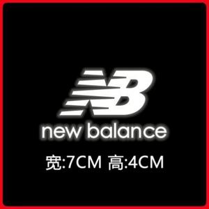 新百伦nb 标志贴logo热转印图案烫画 t恤卫衣运动服装贴花diy商标