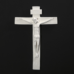 十字架挂件摆件饰品陶壁挂瓷苦像雕像模型教会送礼品摆设摆放用品