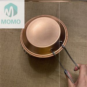 蛋烘糕小铜锅蛋烘糕锅纯圆煎饼单灶小铜锅工具模具专用不粘锅摆摊