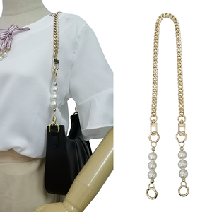 珍珠包延长链条配件单买斜跨包替换包带麻将包腋下金色单肩包链子
