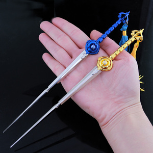 首席御灵师周边二次元阴阳定灵针套装合金属武器模型儿童玩具摆件